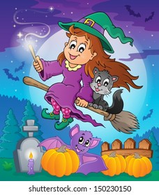 Halloween theme image 5 - eps10 vector illustration.