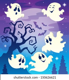 Halloween theme image 6 - eps10 vector illustration.