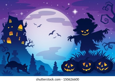 Halloween theme image 8 - eps10 vector illustration.