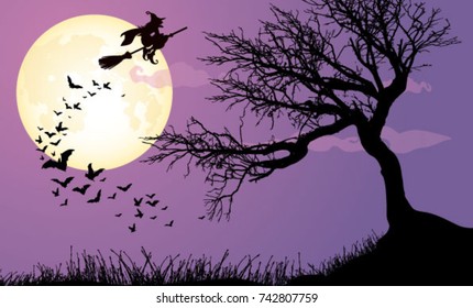 Halloween theme image can be used as background