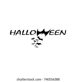Halloween theme logo element