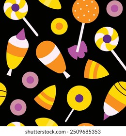 Halloween Theme Pattern Design for clothes packaging