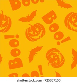 Halloween Theme Seamless Pattern