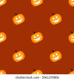 Halloween Theme Seamless Pattern. Perfect for banner, Website Background, Wallpaper, etc