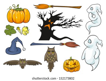 Halloween theme set.