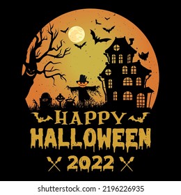 Halloween theme, slogan graphics, and illustrations with patches for t-shirts and other uses.