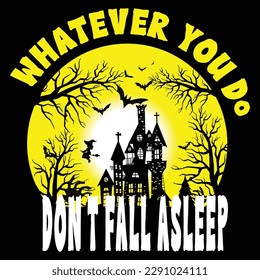 HALLOWEEN theme, slogan graphics and illustrations with patches for t-shirts and other user