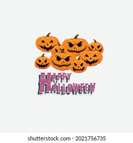 halloween theme sticker colorful vector