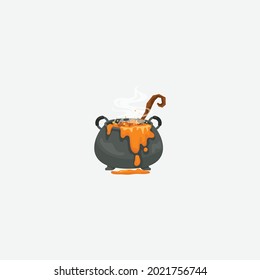 halloween theme sticker colorful vector