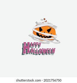 halloween theme sticker colorful vector