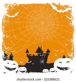 Halloween themed background with space for text