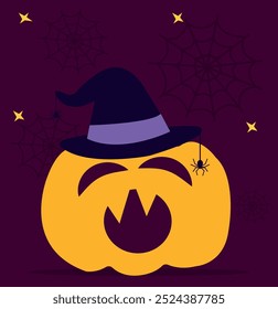 Banners e padrões temáticos de Halloween. Ilustração do vetor do tema de Halloween