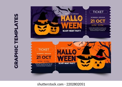 Halloween themed graphic design template easy to customize simple and elegant design