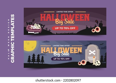 Halloween themed graphic design template easy to customize simple and elegant design