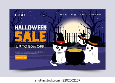 Halloween themed graphic design template easy to customize simple and elegant design
