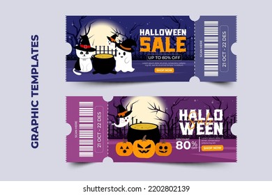 Halloween themed graphic design template easy to customize simple and elegant design