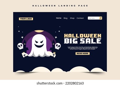 Halloween themed graphic design template easy to customize simple and elegant design