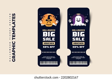Halloween themed graphic design template easy to customize simple and elegant design