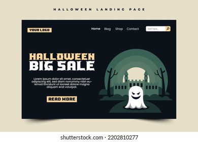 Halloween themed graphic design template easy to customize simple and elegant design