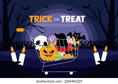 Halloween themed graphic design template, easy to customize simple and elegant design