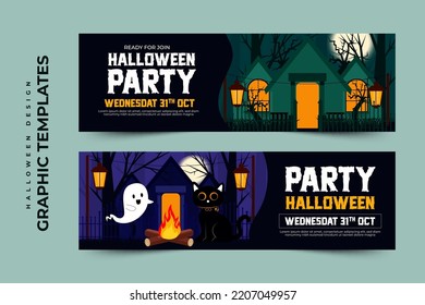 Halloween themed graphic design template, easy to customize simple and elegant design