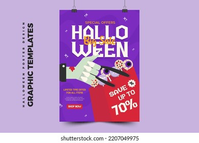 Halloween themed graphic design template, easy to customize simple and elegant design