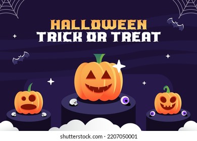 Halloween themed graphic design template, easy to customize simple and elegant design