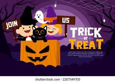 Halloween themed graphic design template, easy to customize simple and elegant design