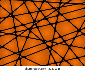 Halloween tiles mosaic, vector