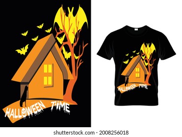 Halloween Time Nice T-shirt Design