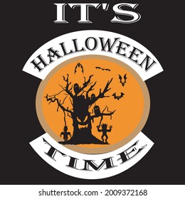 It's Halloween Time T-shirt. Happy Halloween. 