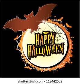 Halloween tittle design series (bat version)