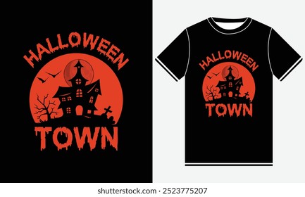 Halloween town Halloween t shirt design