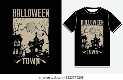 Halloween town Halloween t shirt design