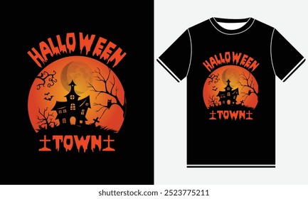 Halloween town Halloween t shirt design