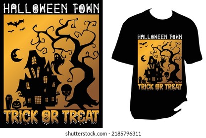 
Halloween town trick or treat Halloween t shirt design