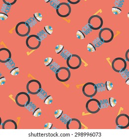 Halloween toy flat icon,eps10 seamless pattern background
