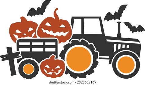 Halloween Tractor - Holiday Tractor