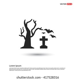 Halloween Tree icon. 