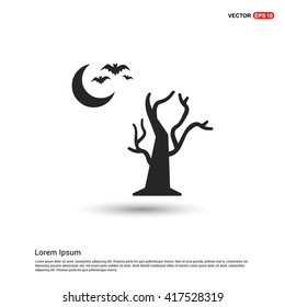 Halloween Tree icon. 