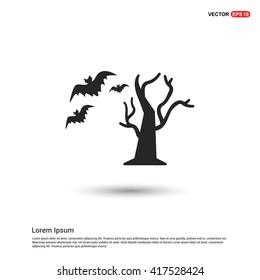 Halloween Tree icon. 