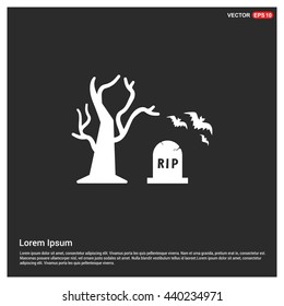 Halloween Tree icon. 