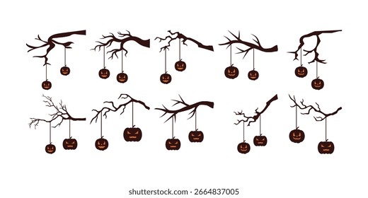 Halloween Tree Pumpkin Decoration Collection