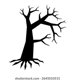 Halloween Tree Spooky Horror Silhouette
