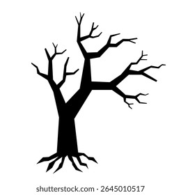 Halloween Tree Spooky Horror Silhouette