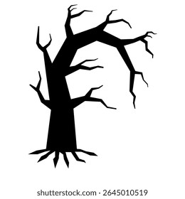 Halloween Tree Spooky Horror Silhouette