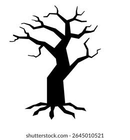 Halloween Tree Spooky Horror Silhouette