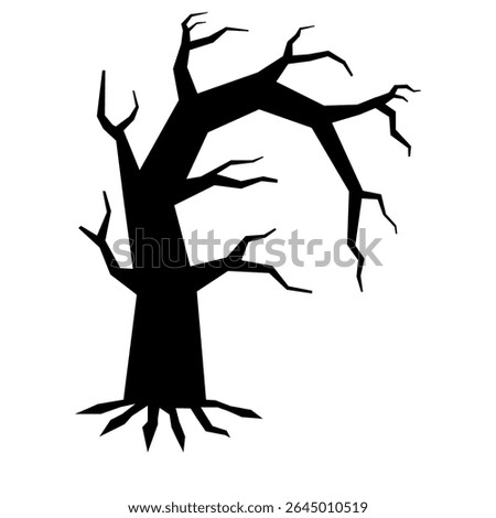 Halloween Tree Spooky Horror Silhouette