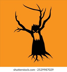 Halloween tree vector illustration file