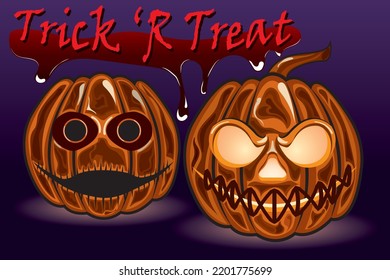 Halloween Trick 'r Treat Pumpkin